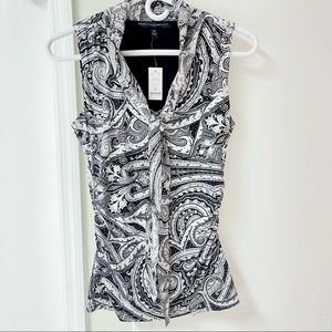 NWT White House black market womens blouse XS